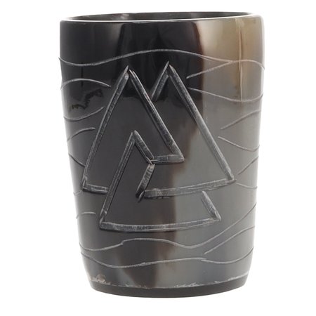 OLAFS ALE HOUSE Tankherd Bovine Horn Cup 3-5oz GH2109MUG